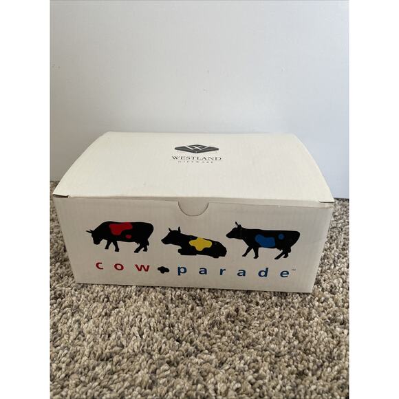 Cow Parade, Big Apple #9163, Westland 2000, I Love New York, w/ Box & Tag - Picture 7 of 10